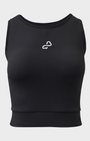 Bodiwealth Black sports tank, Primary front packshot