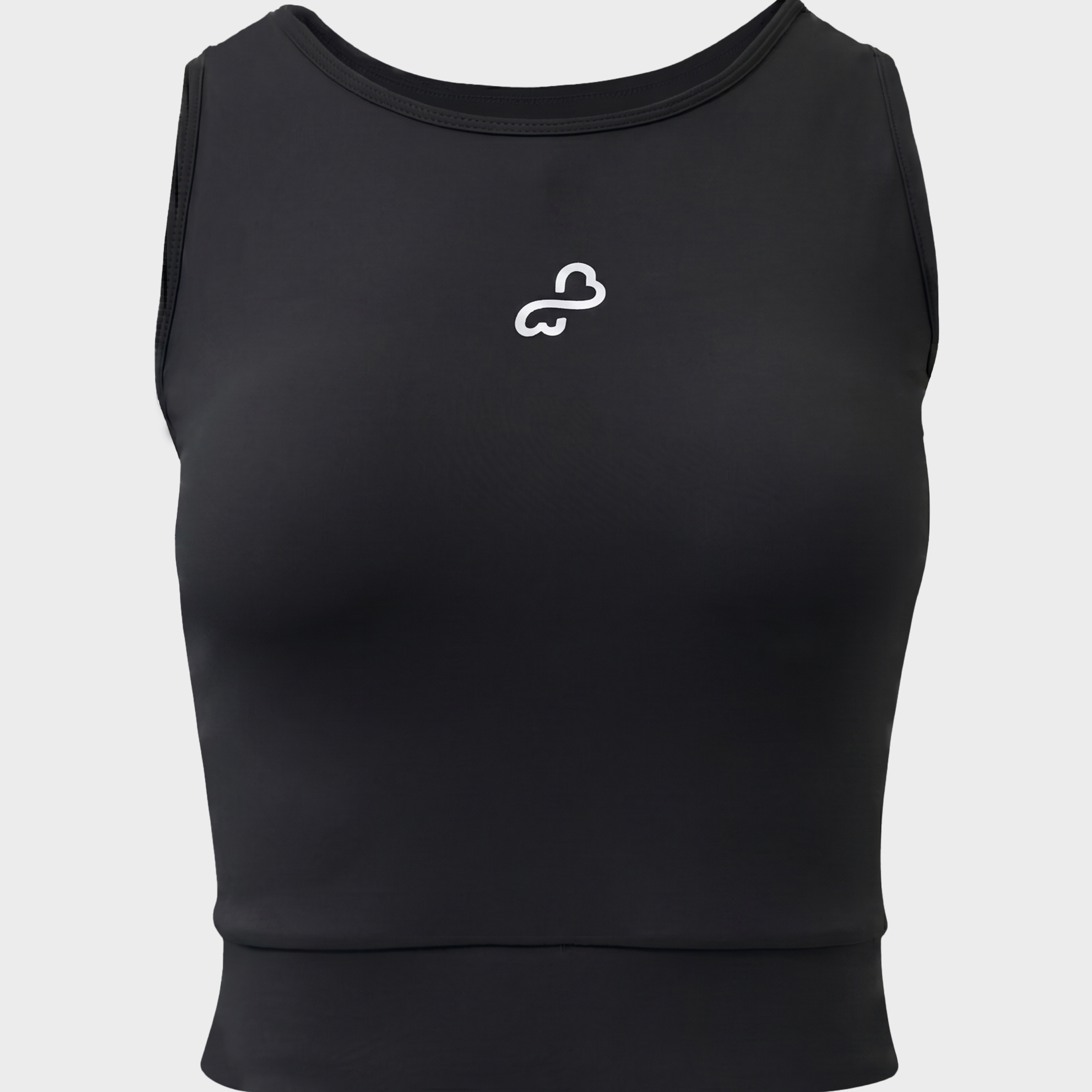 Bodiwealth Black sports tank, Primary front packshot