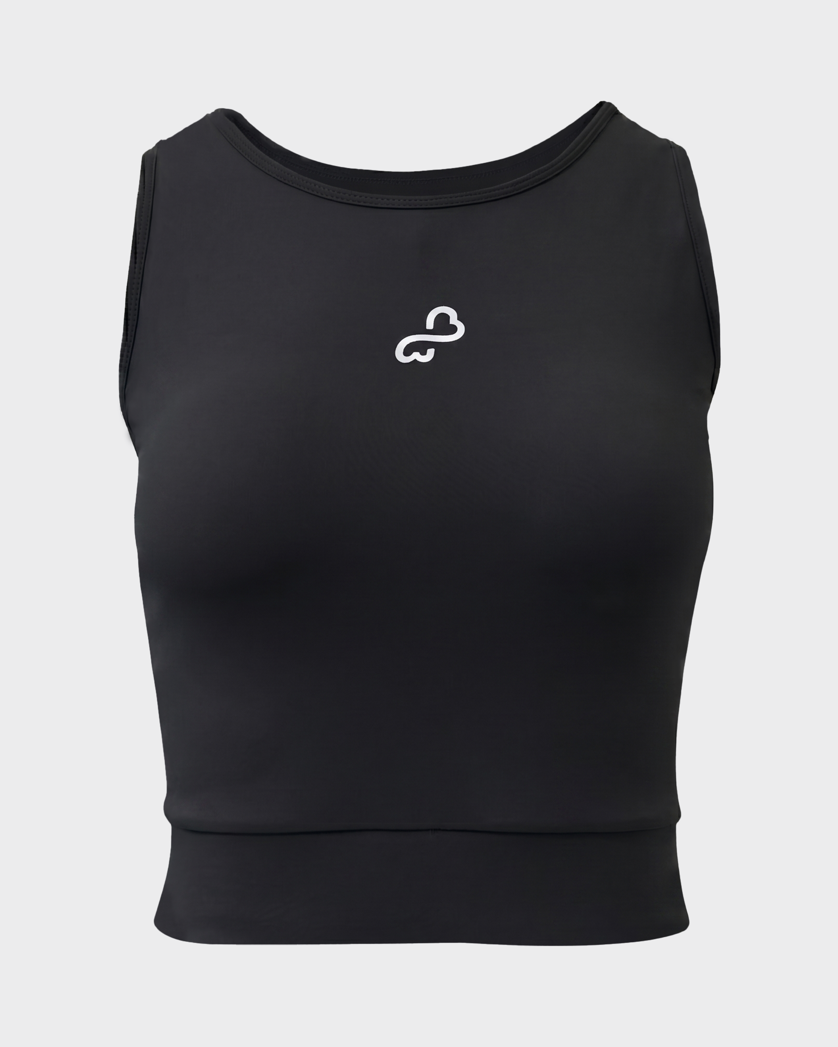 Bodiwealth Black sports tank, Primary front packshot