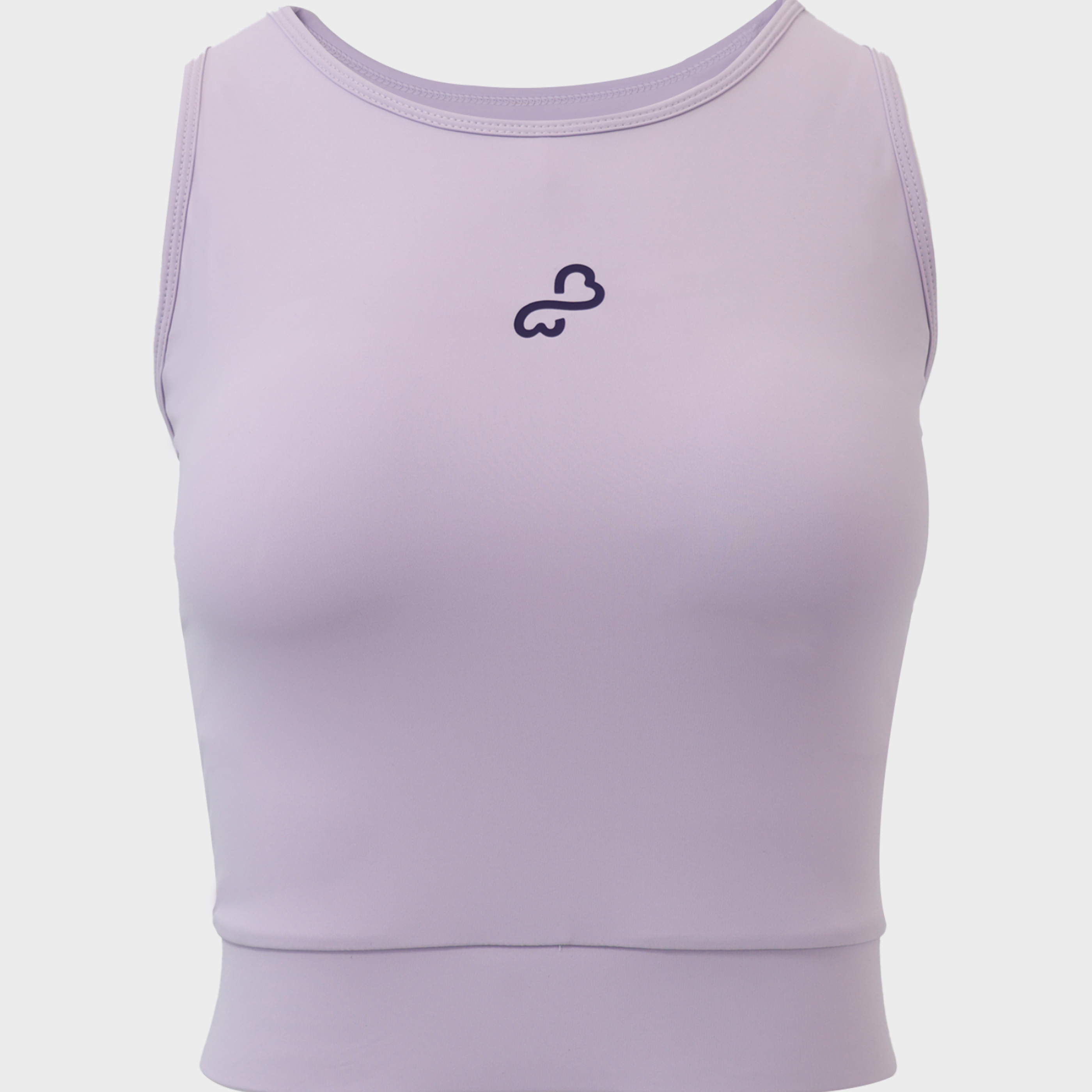 Bodiwealth Lilac sports tank, Primary front packshot