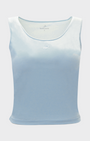 Bodiwealth Light Blue slim sports tank, Primary front packshot