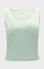Bodiwealth Light Sage slim sports tank, Primary front packshot