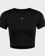 Bodiwealth Black athletic tee, clean product front