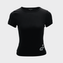 Bodiwealth Black sports tee, clean product front