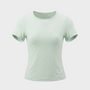 Bodiwealth Light Sage sports tee, clean product front