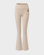 Bodiwealth Cream yoga pants, clean product front