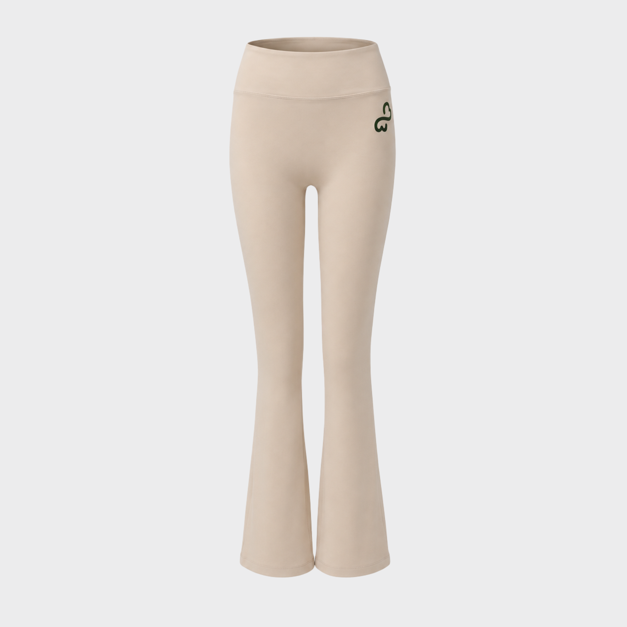 Bodiwealth Cream yoga pants, clean product front
