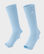Bodiwealth Blue ribbed calf socks, side packshot