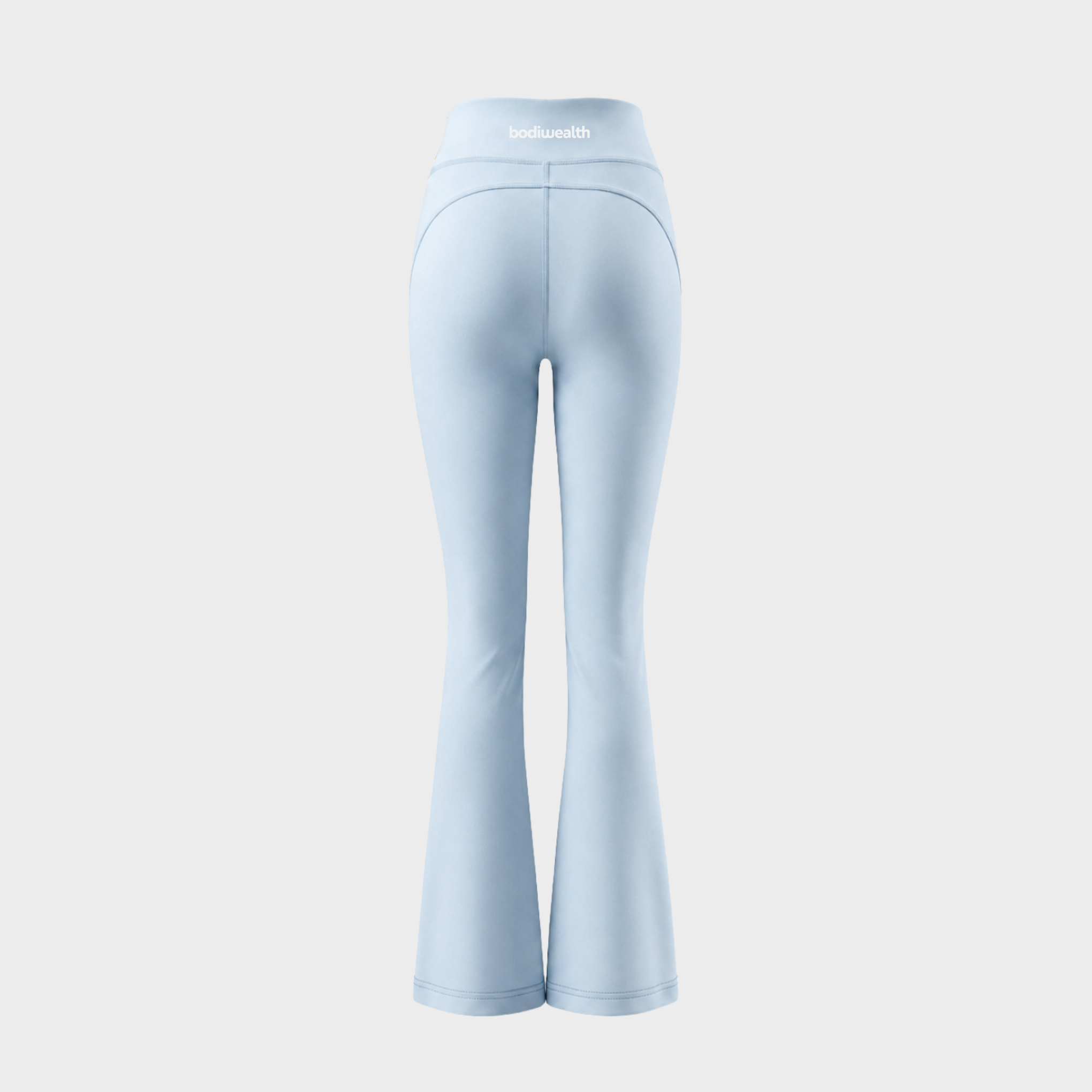 Bodiwealth Light Blue casual sports pants, Back packshot
