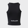 Bodiwealth Black sports tank, Back packshot
