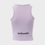 Bodiwealth Lilac sports tank, Back packshot