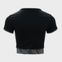 Bodiwealth Black sports tee, product back