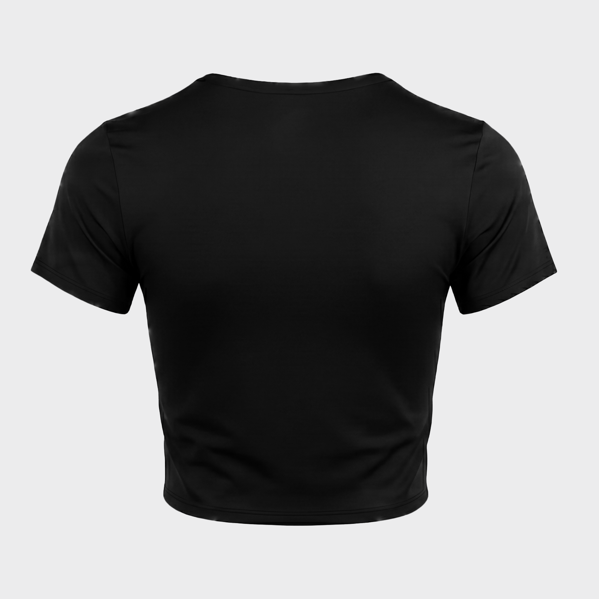 Bodiwealth Black athletic tee, product back