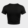 Bodiwealth Black athletic tee, product back