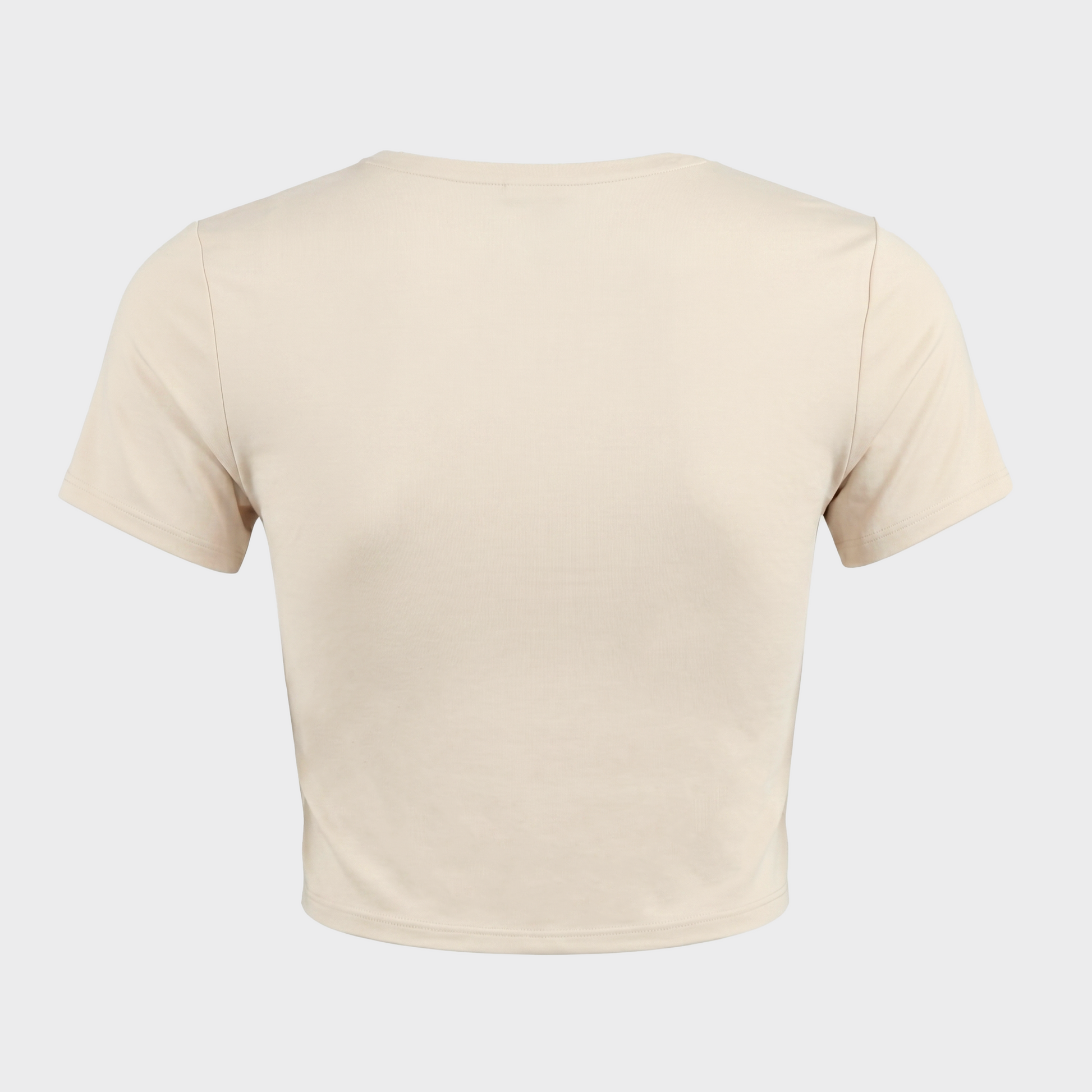 Bodiwealth Cream athletic tee, product back