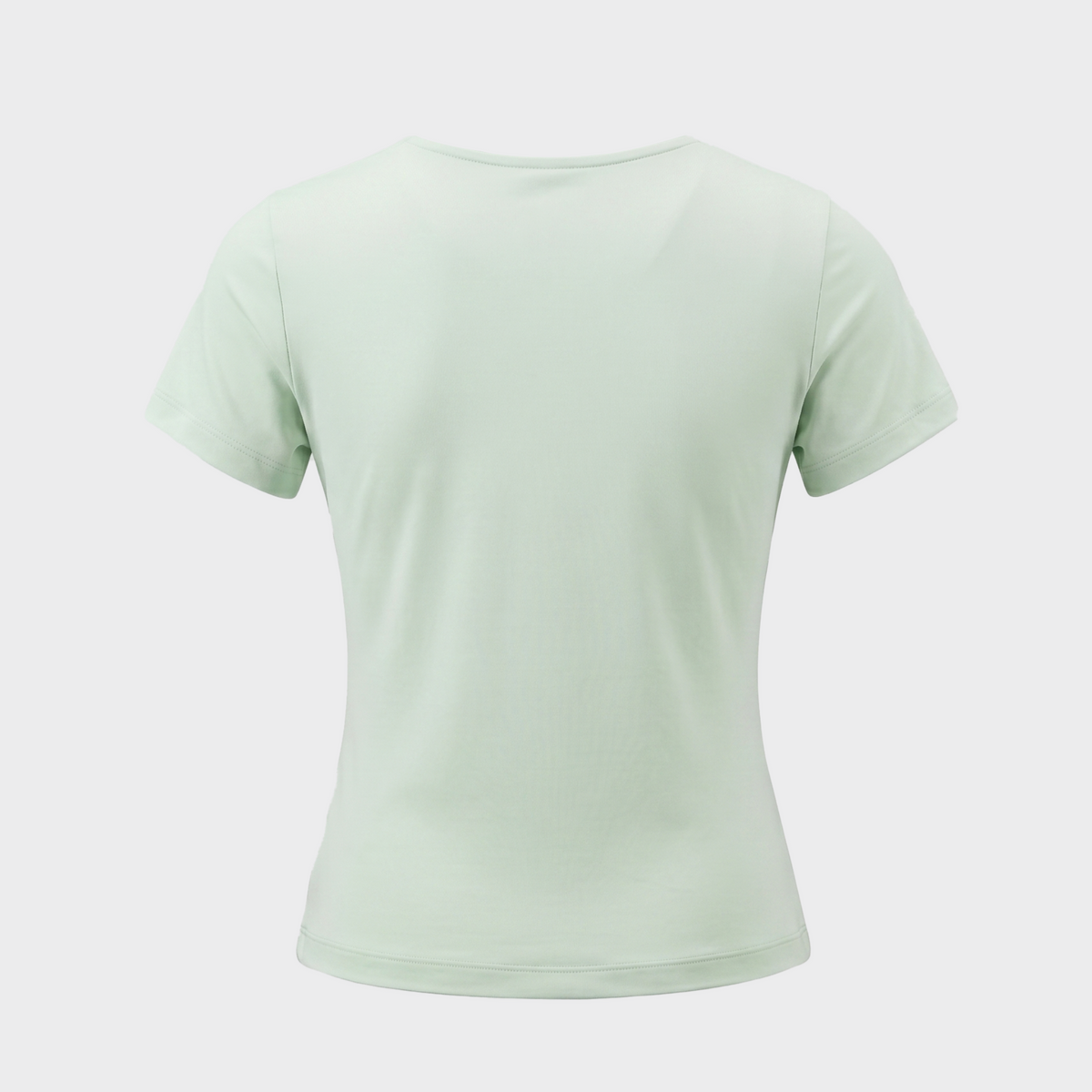 Bodiwealth Light Sage sports tee, product back
