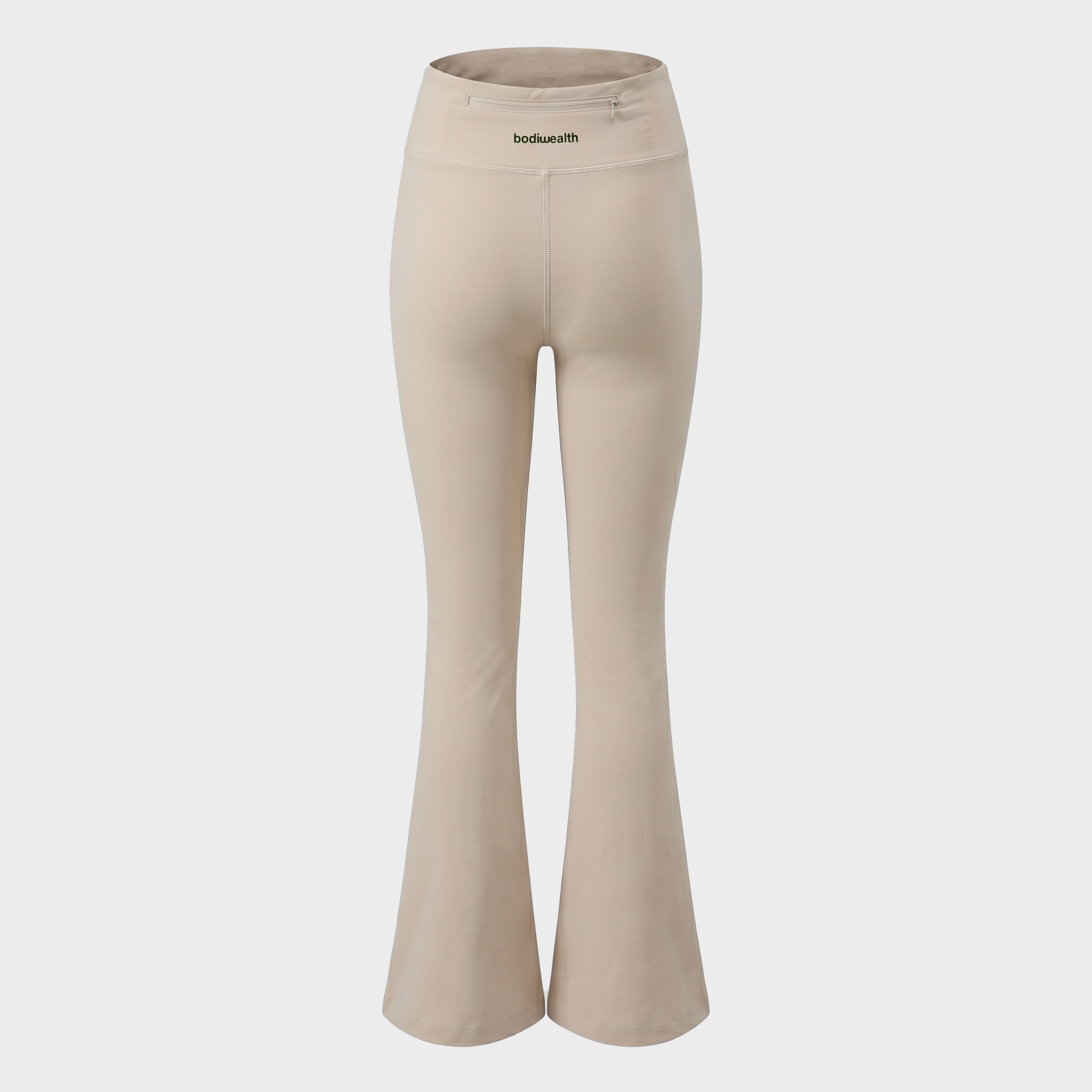 Bodiwealth Cream yoga pants, product back