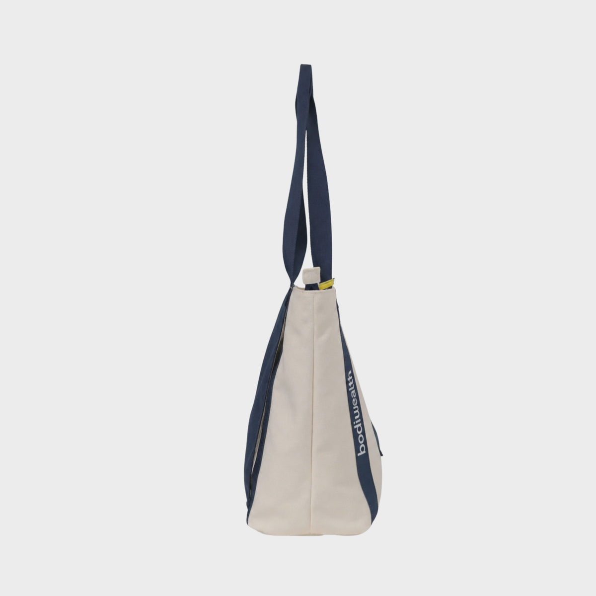 Bodiwealth Deep Blue yoga tote bag with mat holder, side packshot