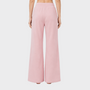 Bodiwealth Light Pink panelled casual sports pants, Model back