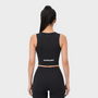 Bodiwealth Black sports tank, Model back