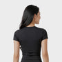 Bodiwealth Black sports tee, model back