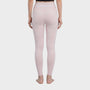 Bodiwealth Light Pink high waist yoga leggings, model back