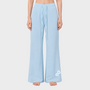 Bodiwealth Light Blue panelled casual sports pants, Model three-quarter