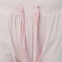 Bodiwealth Light Pink panelled casual sports pants, Waist and drawstring detail