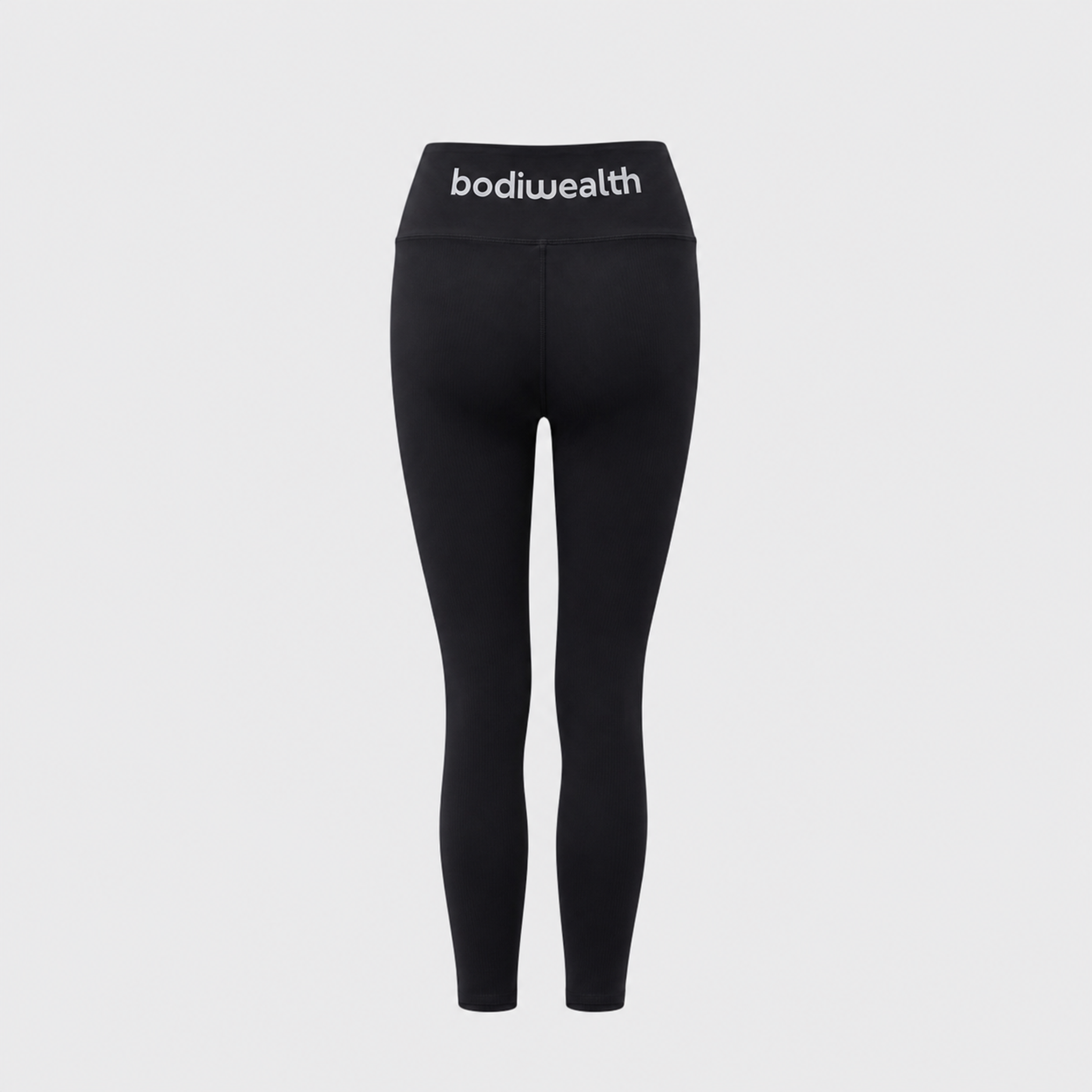 Bodiwealth Black high waist yoga leggings, product back