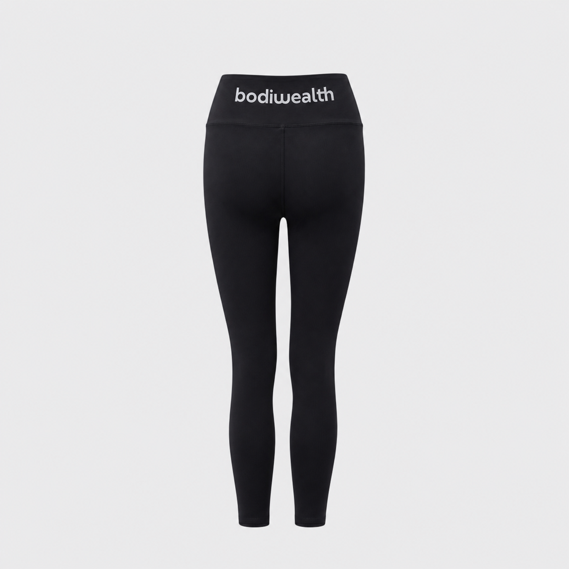 Bodiwealth Black high waist yoga leggings, product back