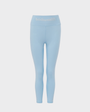 Bodiwealth Light Blue high waist yoga leggings, clean product front