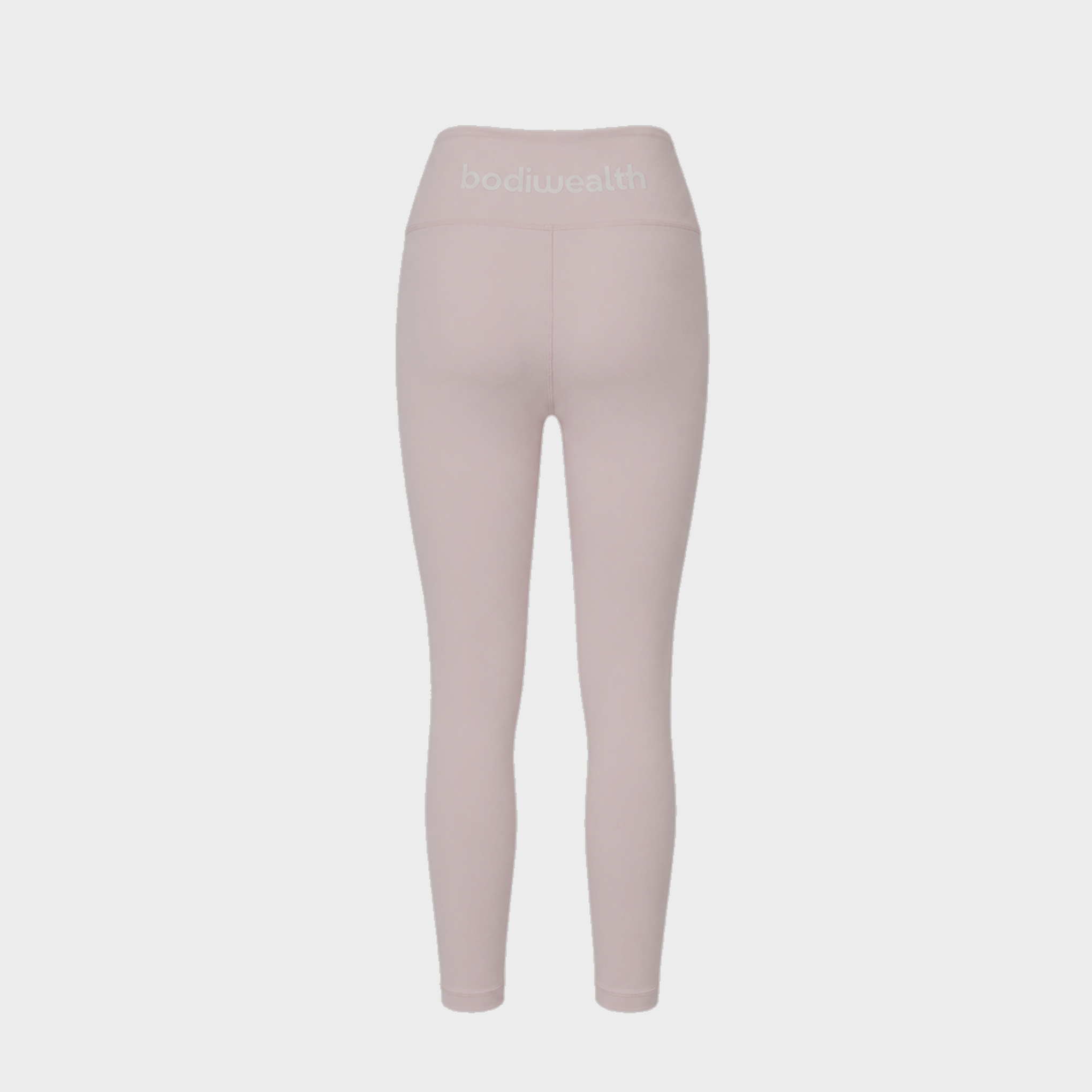 Bodiwealth Light Pink high waist yoga leggings, product back