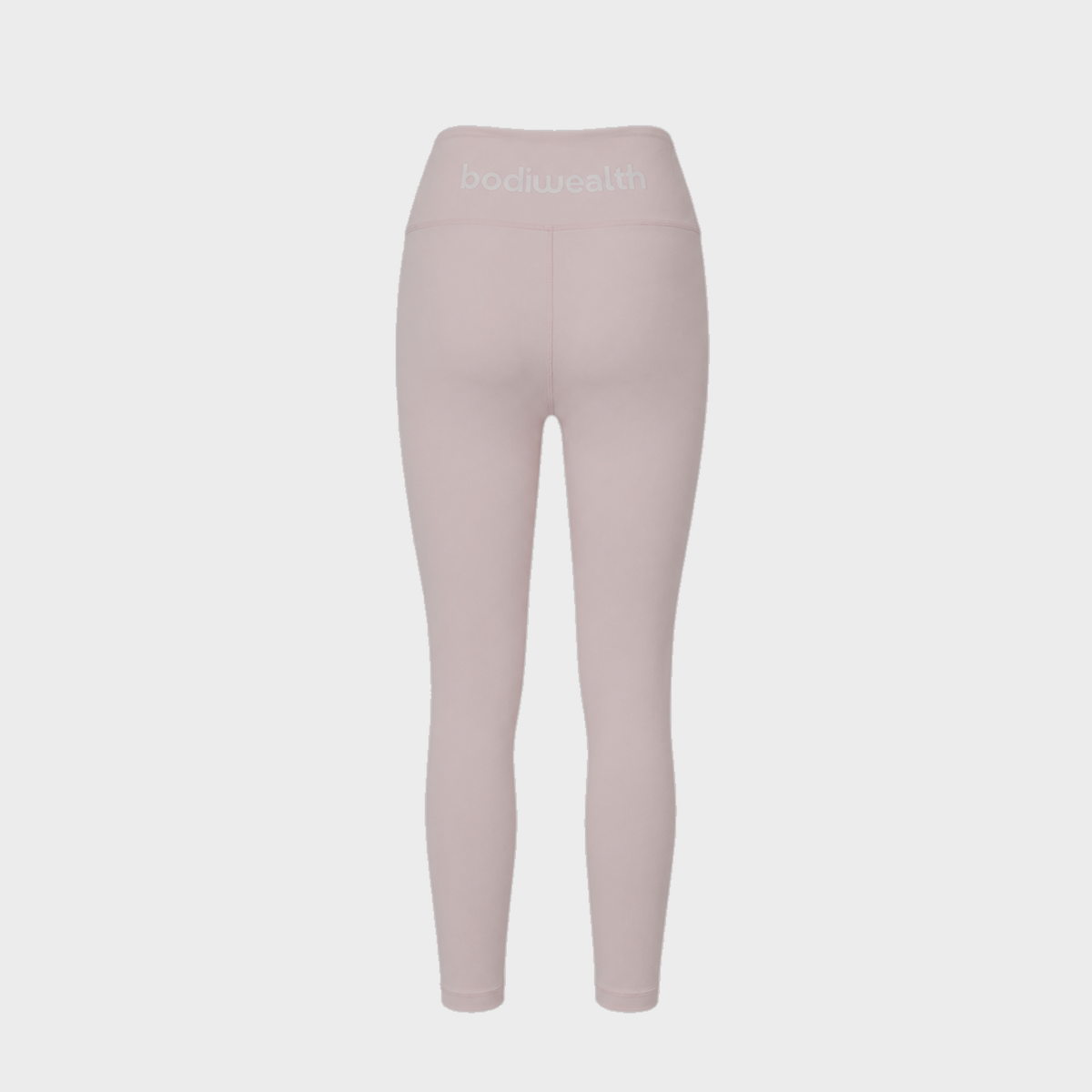Bodiwealth Light Pink high waist yoga leggings, product back